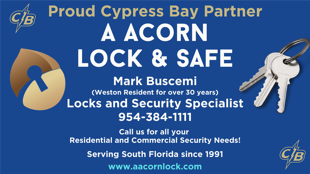 A ACORN LOCK AND SAFE 954-384-1111