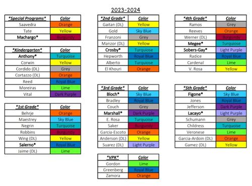 Shirt Colors