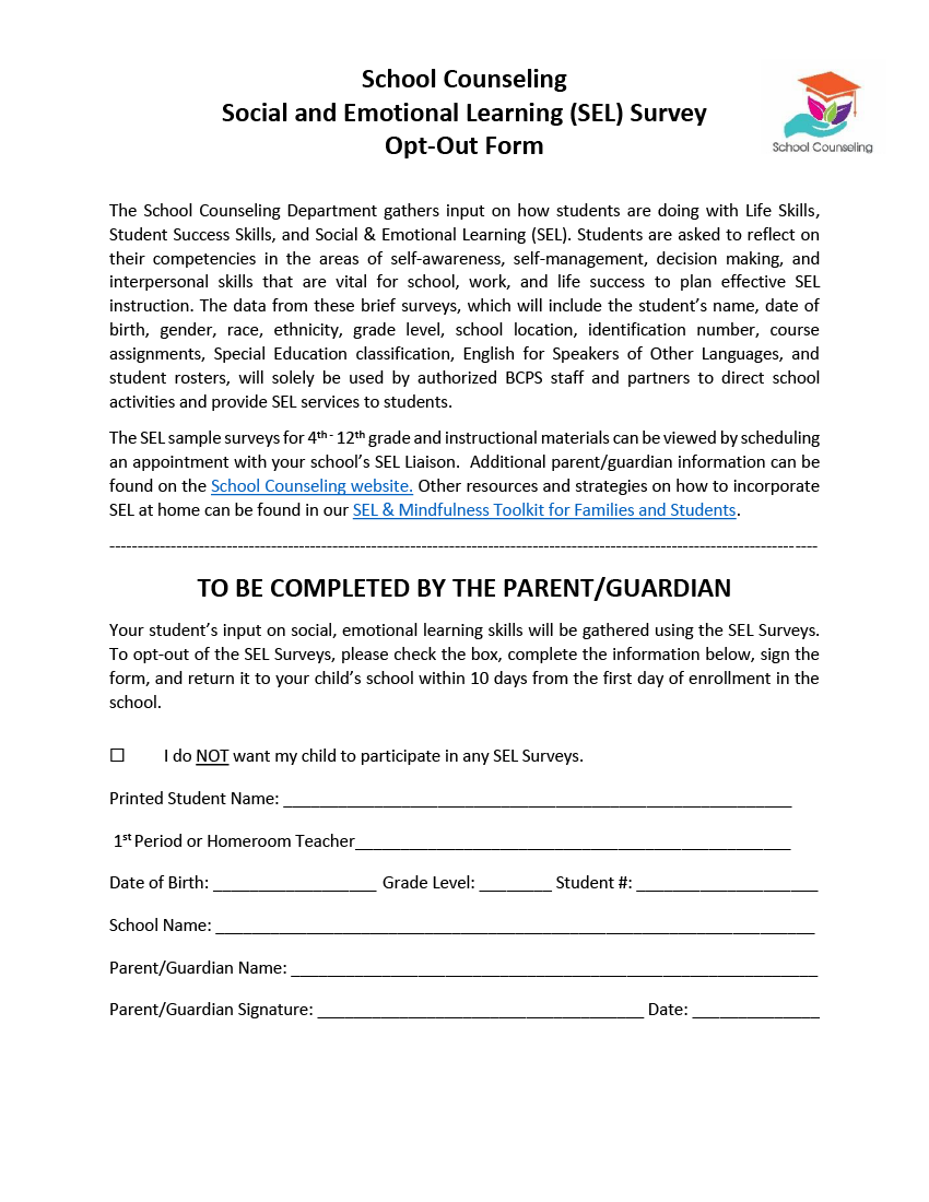 Form: Code of Conduct/Opt Out