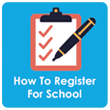 How to register your child for school clip art