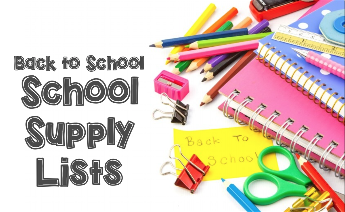  School Supply List