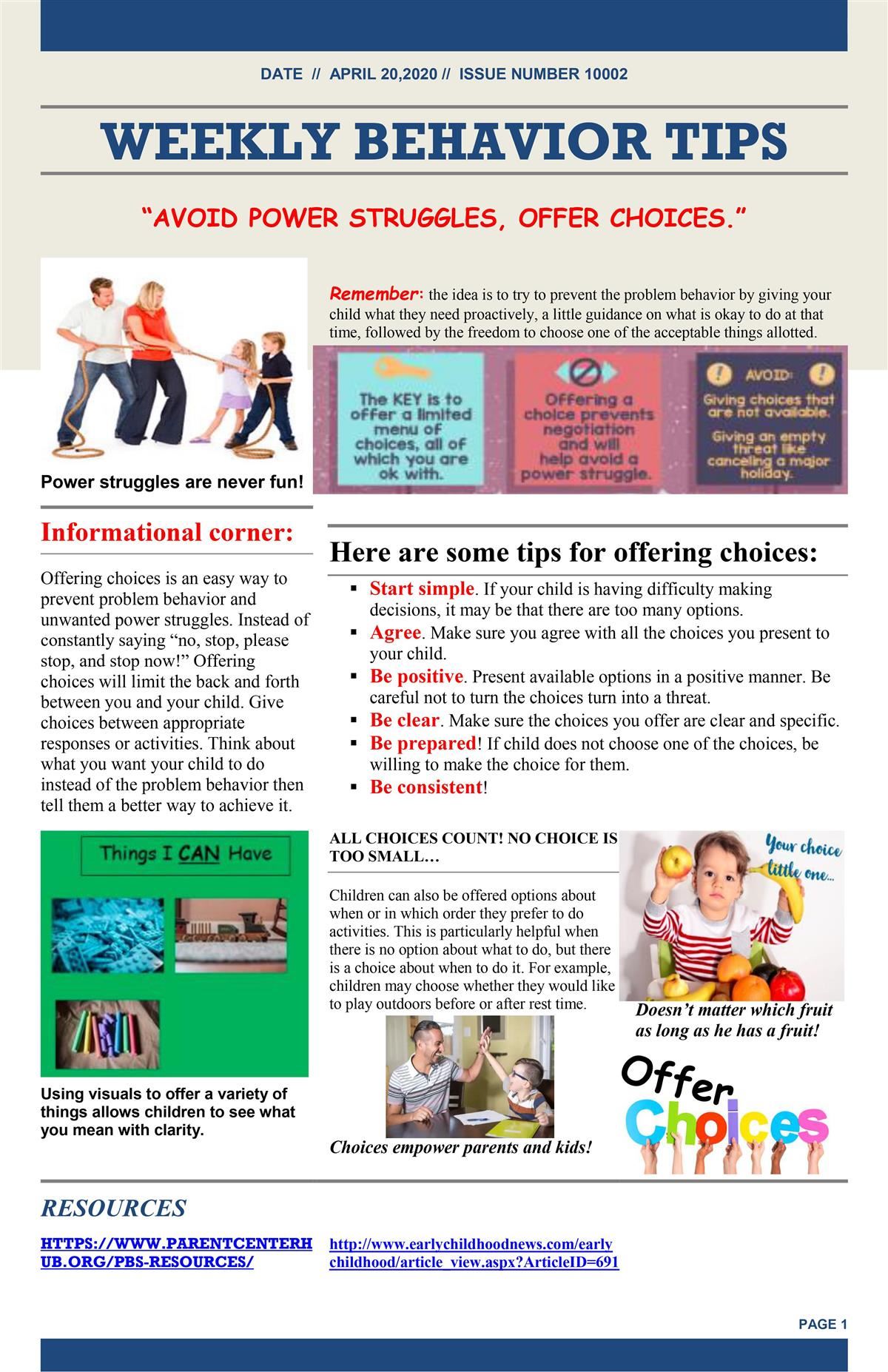  Behavior Tips