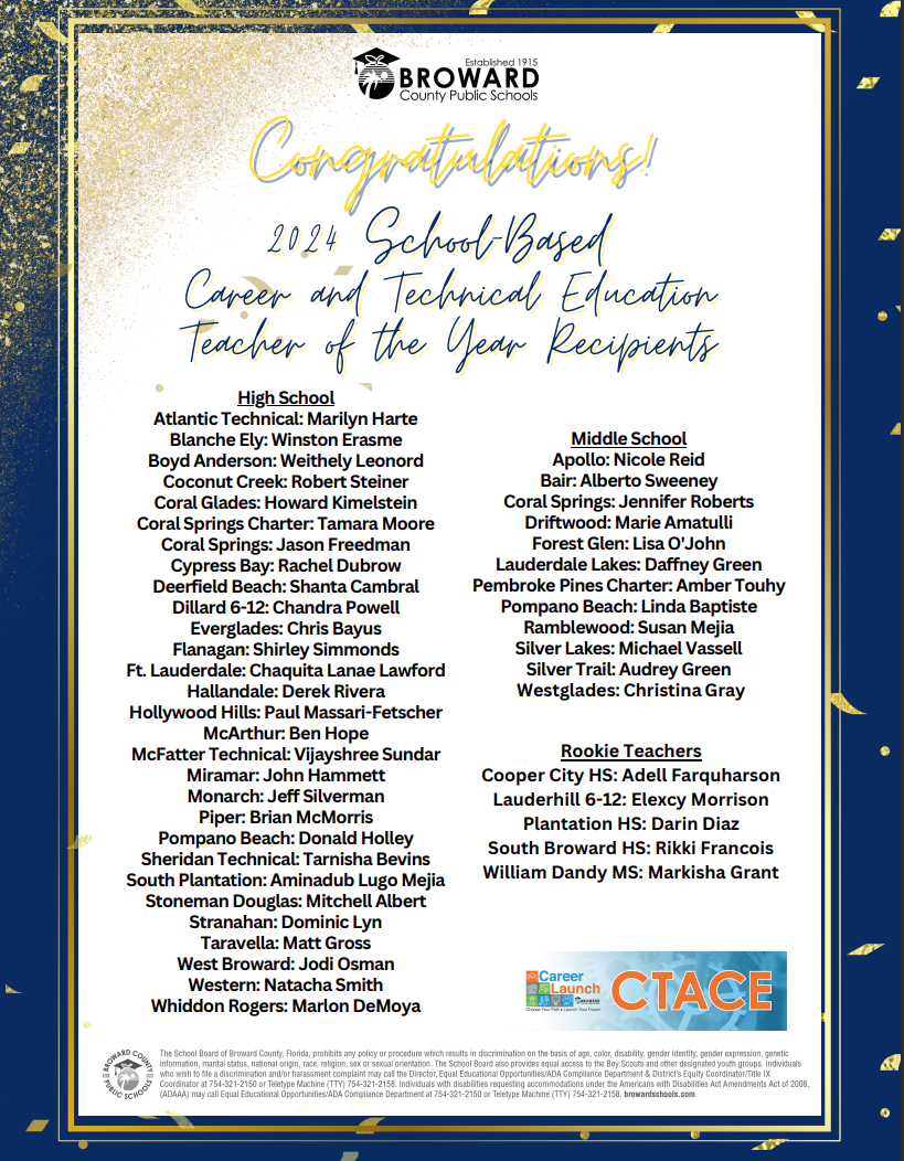 teacher awards