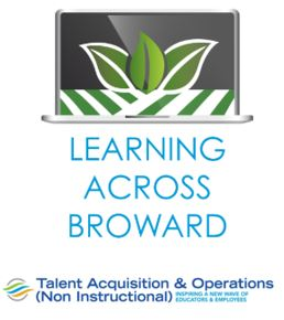 Learning Across Broward Image Icon plant growing out of an open book