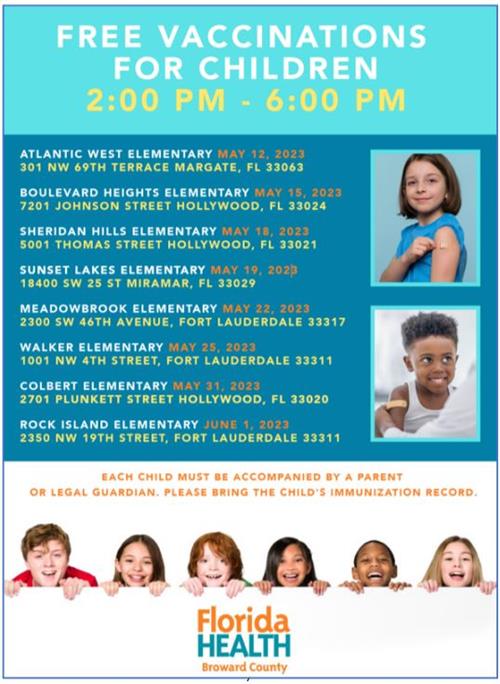 Free Vaccinations For Children
