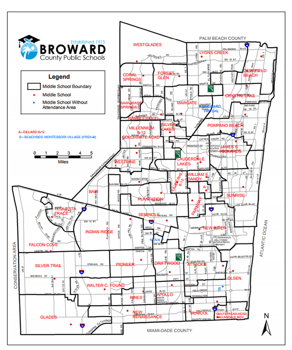 Broward County Printable Map