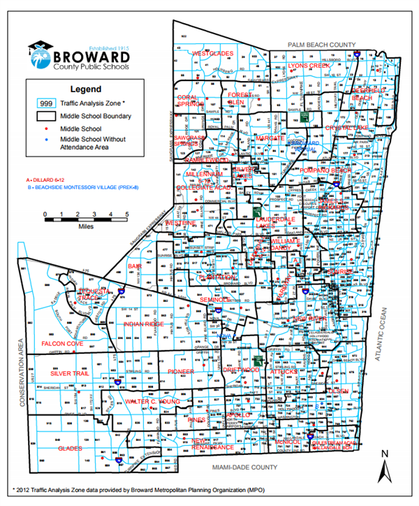 Broward County Boundary Map