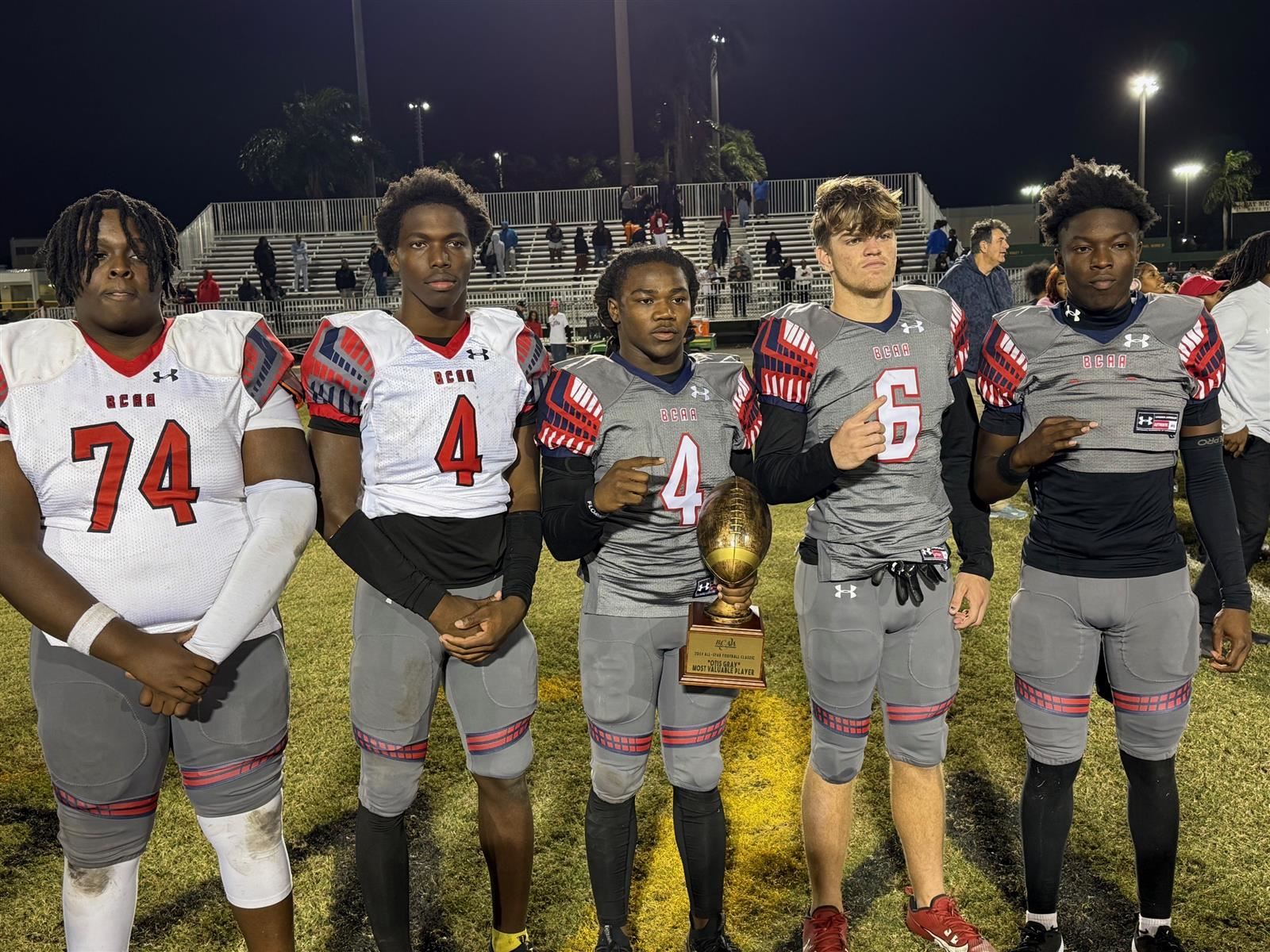 North defeats South 10-7 in 27th BCAA All-Star football game