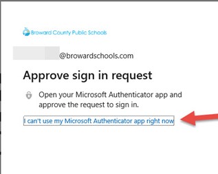 Approve sign in request message