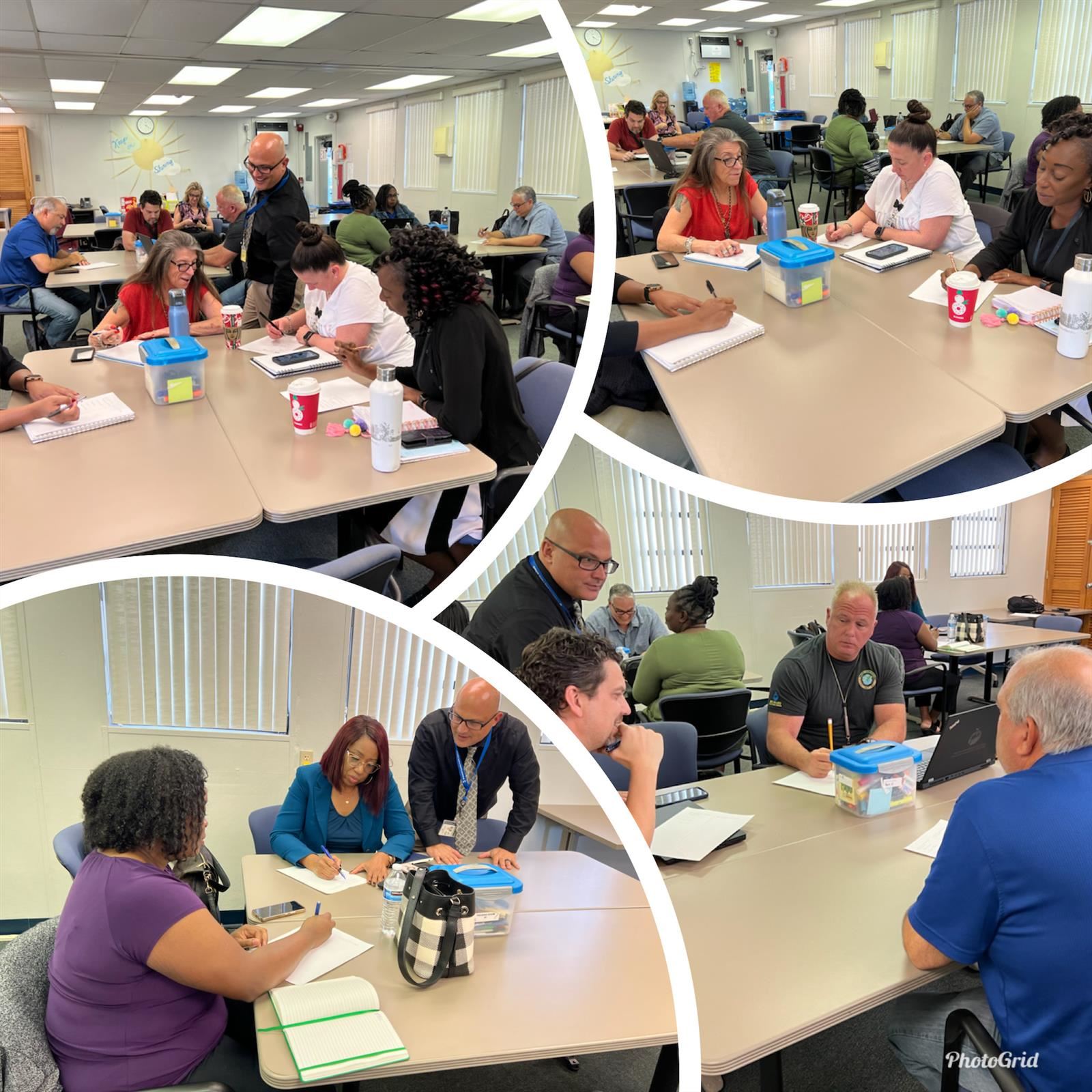 District Leadership Preparation Program Participants Collaborate