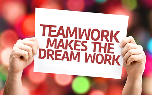 Teamwork makes the dream work image 