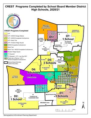 High School CREST map