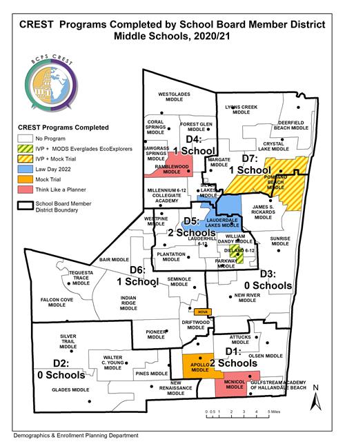 Middle School CREST Map