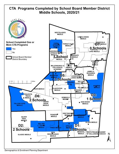 Middle School Civics Through the Arts Map