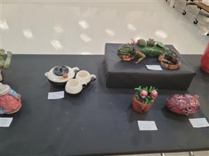 Ceramics created by students