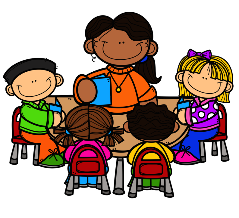  kids with teacher