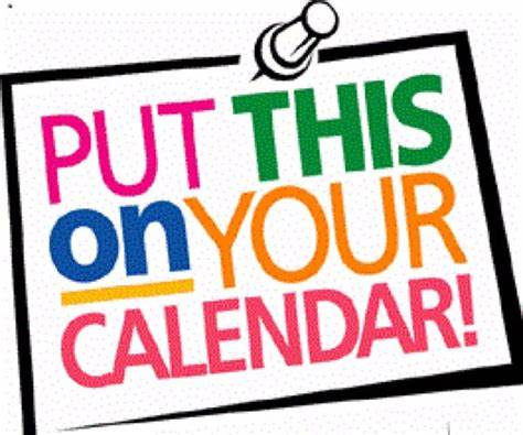 put this on your calendar