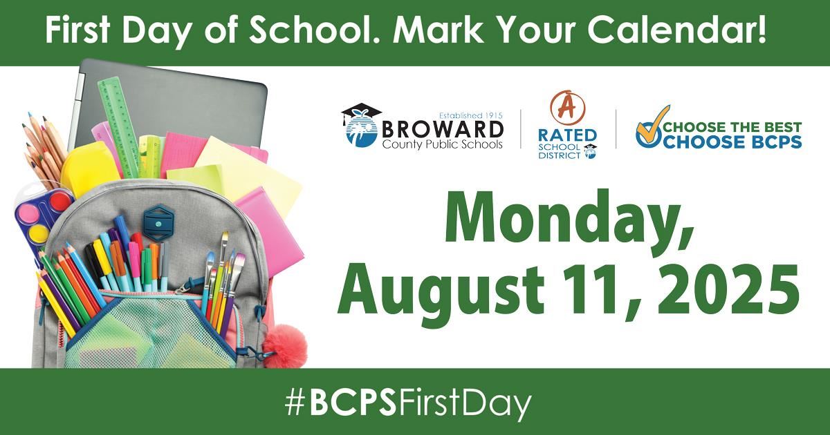 Broward County Public Schools Announces 2025/26 School Calendar