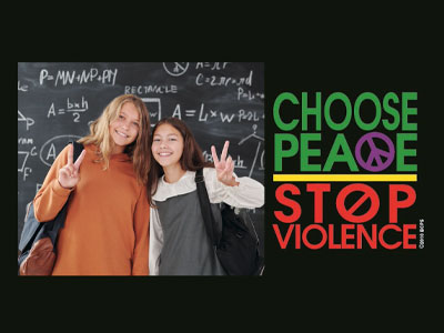  Choose peace, stop violence 