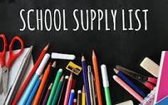  schhol supply list