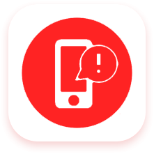 Cell Phone Tip Reporting Icon