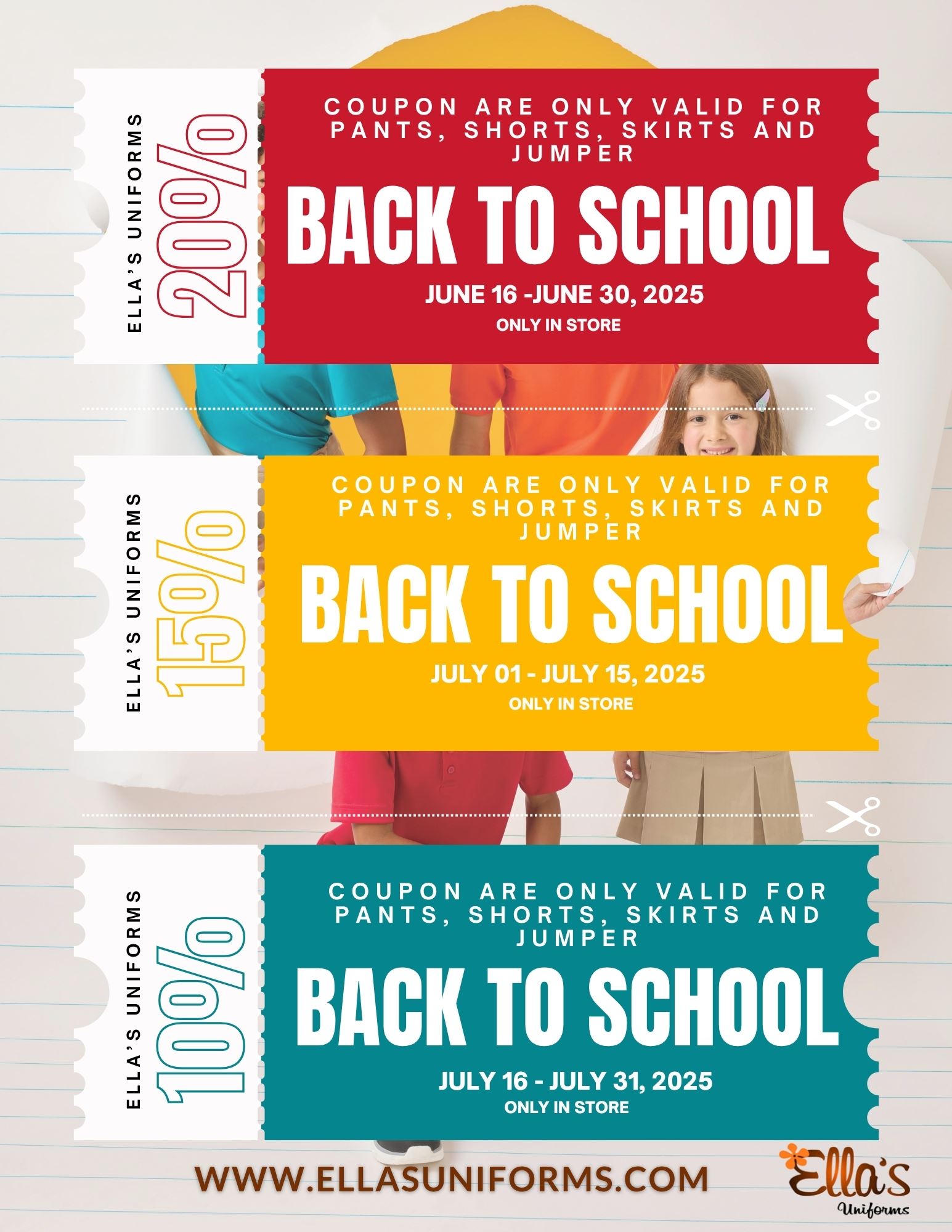  Ella's Back to School Uniforms