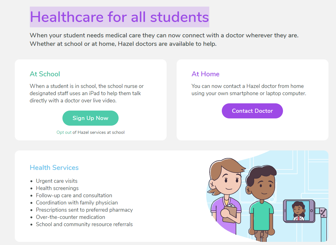 Healthcare for all students