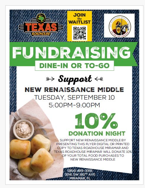  TEXAS ROADHOUSE FUNDRAISER