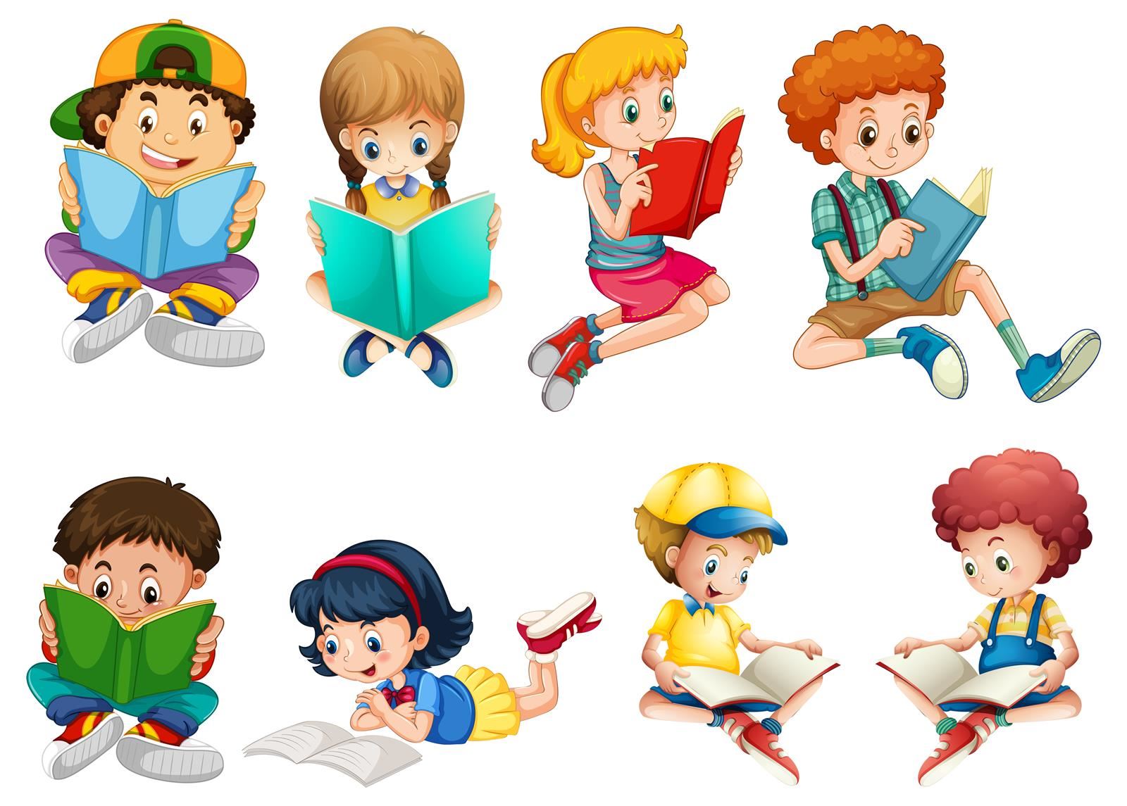  Children reading