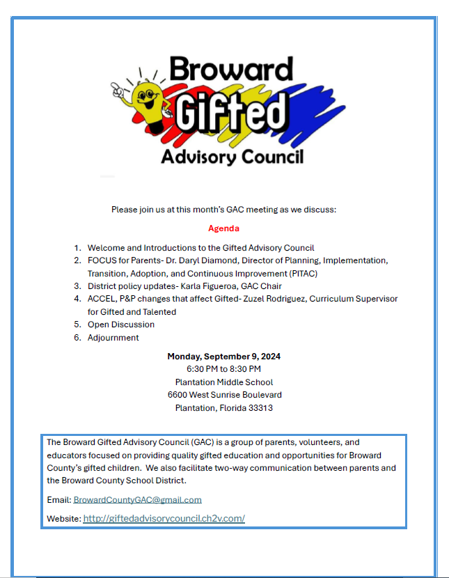 GAC Meetings Information