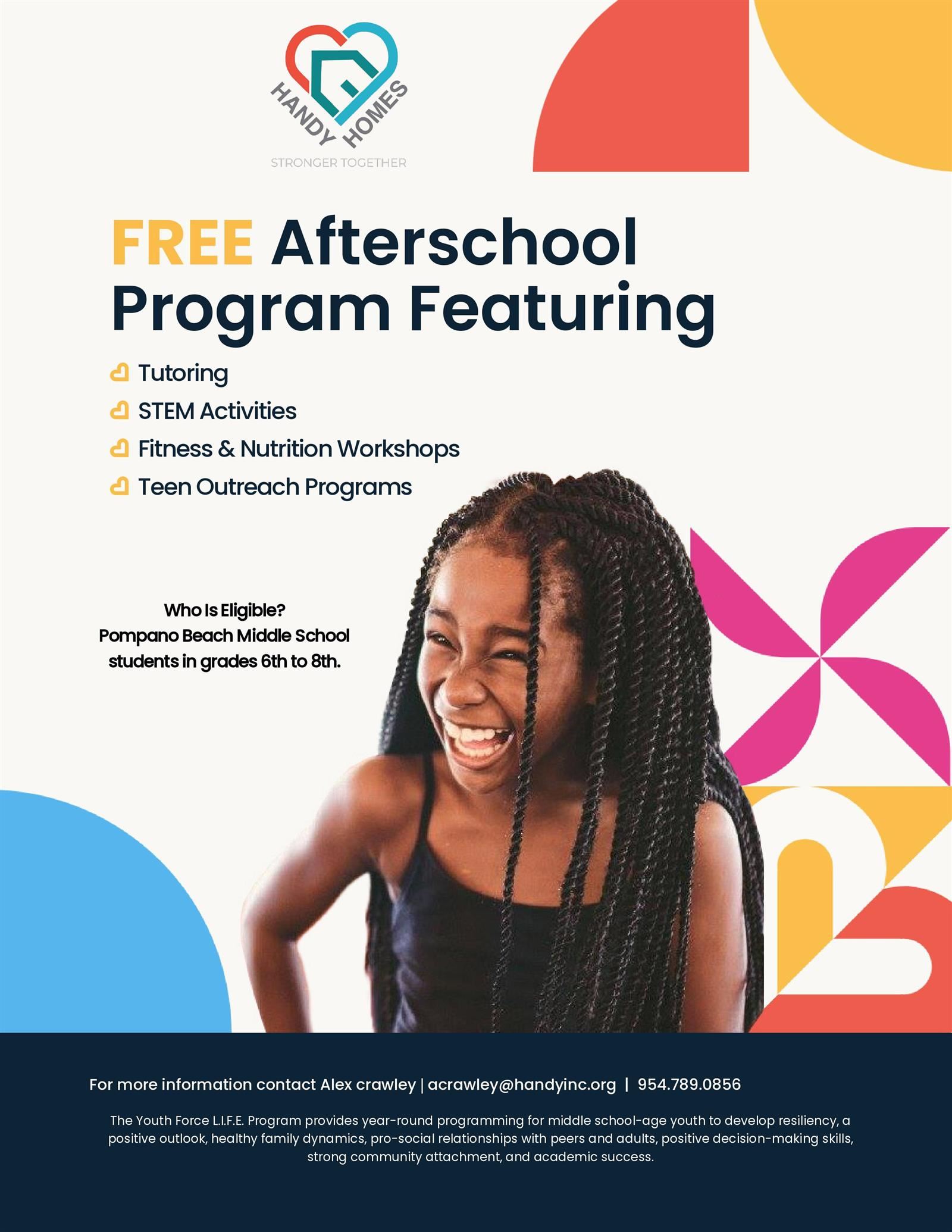 HANDY Youth Force Afterschool Flyer