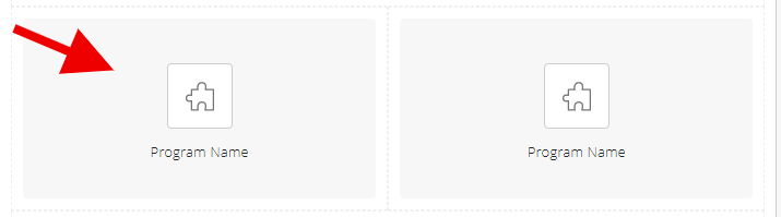 arrow pointing to Program Name MMG App