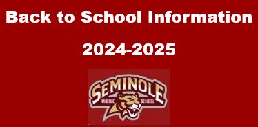  Back to School Information 2024-2025