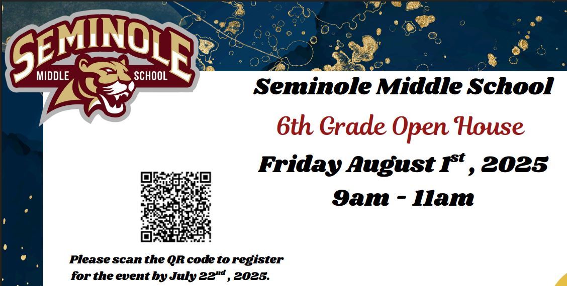  Seminole Middle School 6th Grade Open House