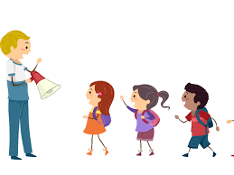 Kids following directions 