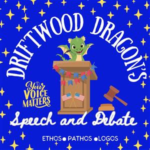 Driftwood Elem Debate Logo