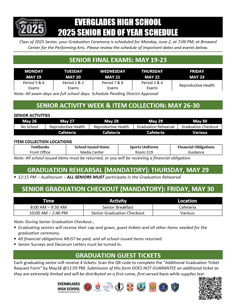 BCPS Announces Graduation Schedule for the Class of 2024