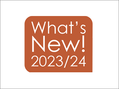 What's New 2023/24 