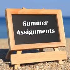  Summer Assignments