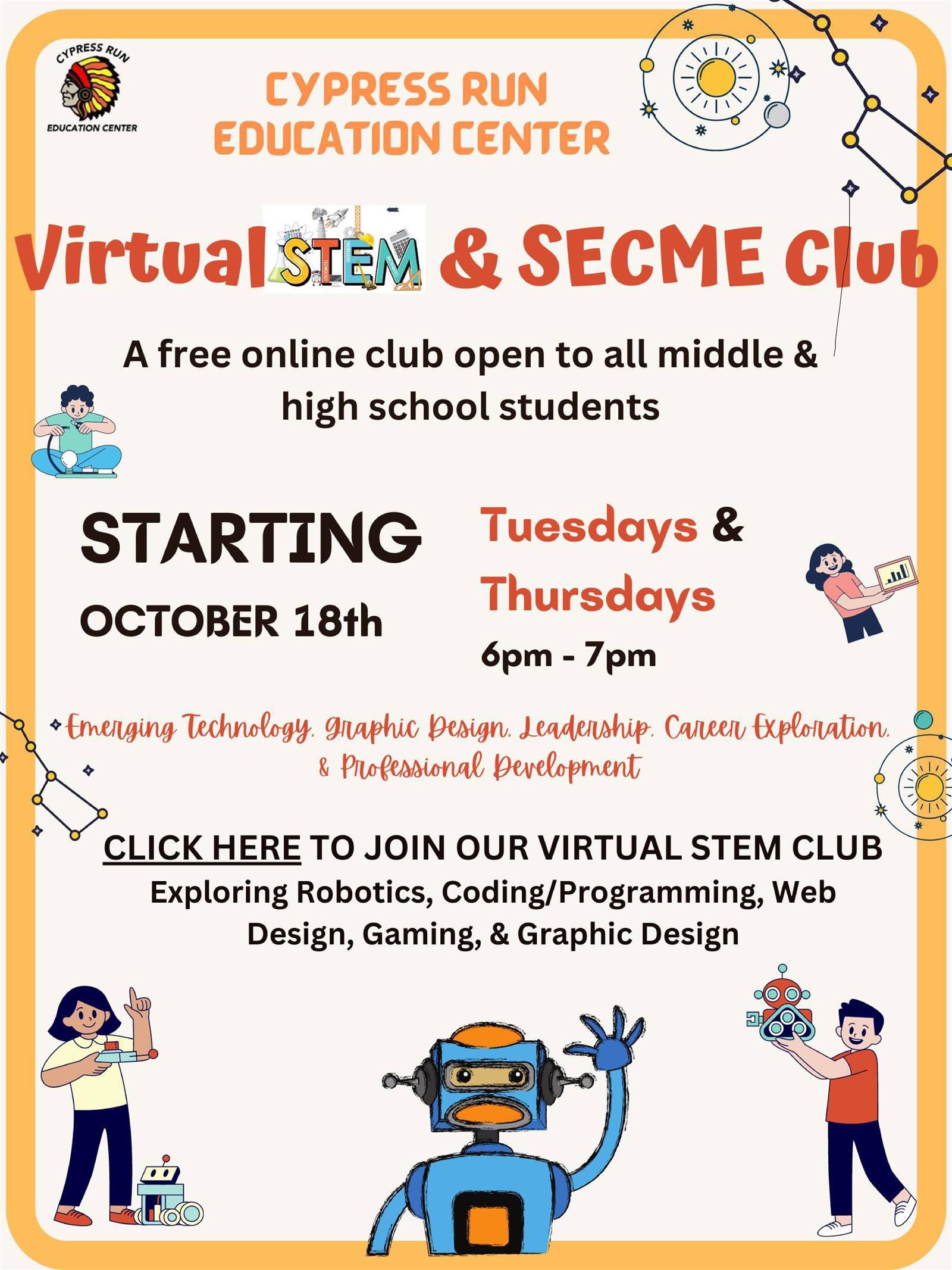  Virtual STEM & SECME Club