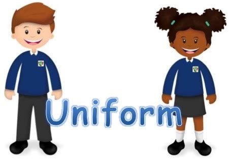  Picture of two children in uniforms
