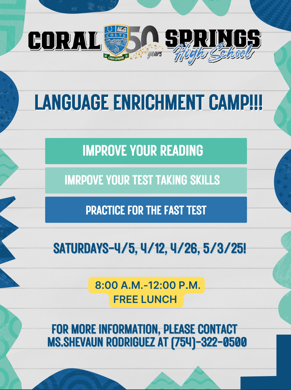 CSHS language enrichment camp