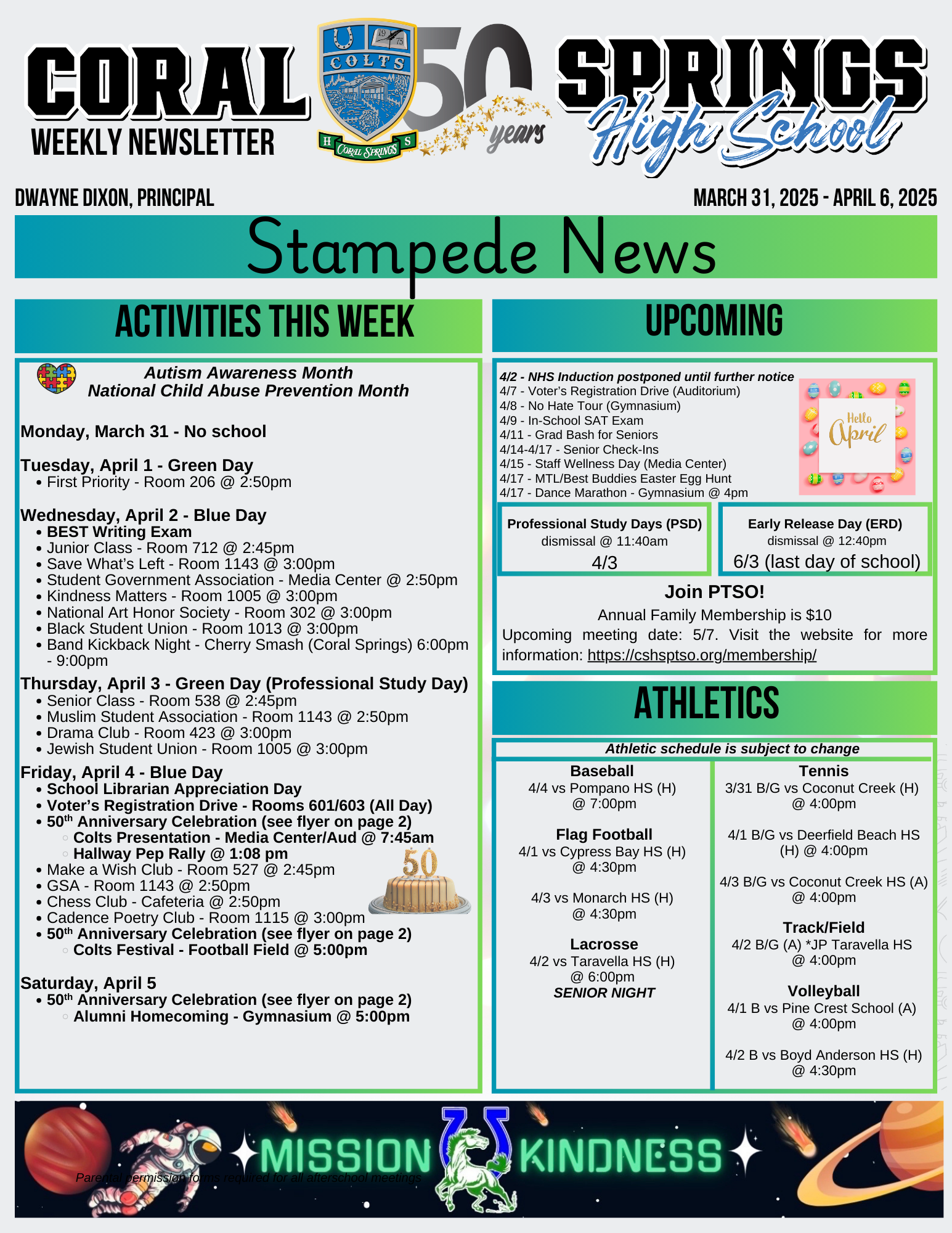 Stampede News - 03/31/25 - 04/06/25