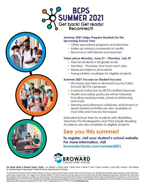 bcps summer 2021