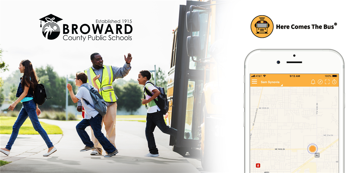  Students exiting the bus