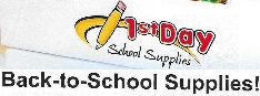 back to school supplies first day of school
