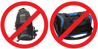  NO BACKPACKS & NO BAGS PERMITTED ON SCHOOL CAMPUS From Thursday May 29 through Tuesday June 3 2025 