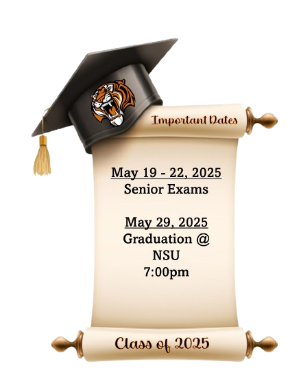  Important Dates - Class of 2025 Seniors