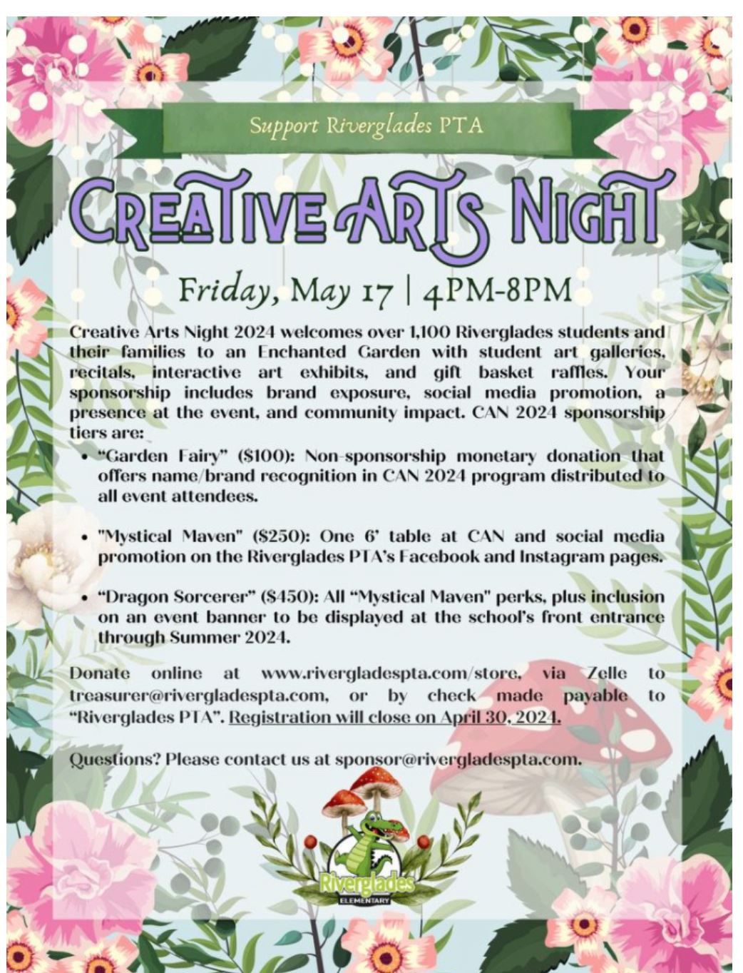  Creative Arts Night