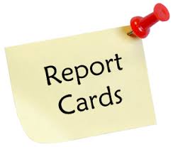  clipart of Report Card sign